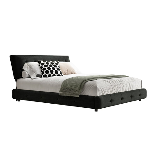 Tufted Headboard With Extra-Large Ultra-Soft Cloud Pillow Design