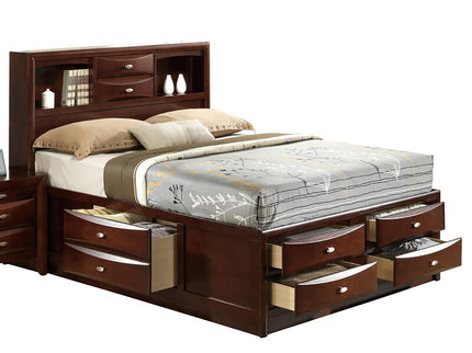 Lucille - Bed With Storage And Bookcase Headboard