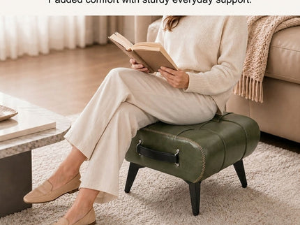 Minimalist Footstool With Hidden Storage