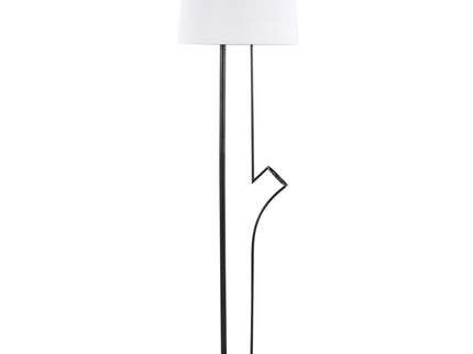 Shadow Contemporary Floor Lamp - Black / White