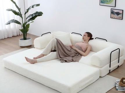 Convertible Foldable Floor Sofa Bed For Living Room