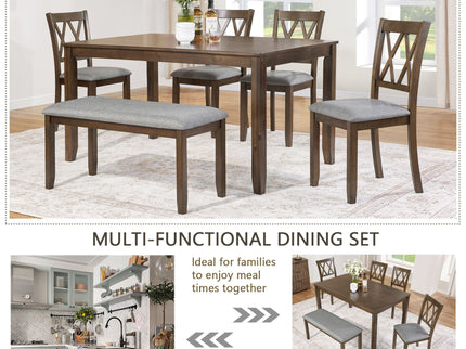Modern Dining Set With Upholstered Chairs