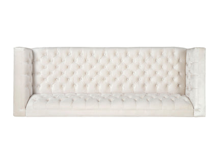 Contemporary 3 Seater Sofa With Button Tufting