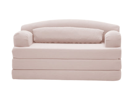 2 Seater Sofa Bed, Compact Foldable Floor Couch