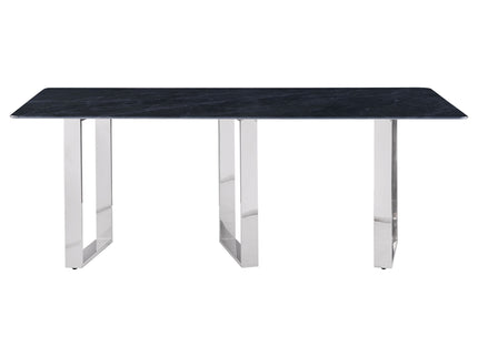 Forster - Rectangular Sintered Stone Dining Table - Gray