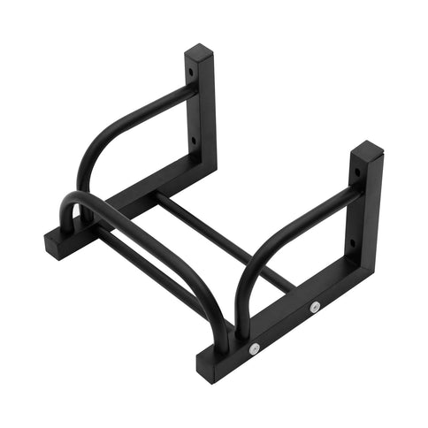 Rectangular Bathroom Sink With Towel Bar & Faucet Hole, Wall Mounted - White