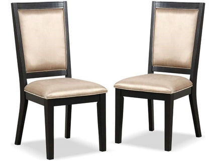 Dining Chairs With Accent Trim (Set of 2) - Espresso