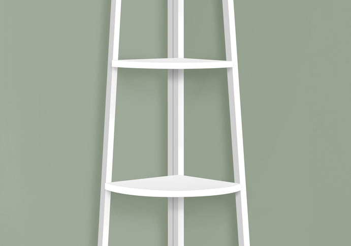 Bookshelf, Etagere, Corner, 4 Tier, Office, Contemporary & Modern