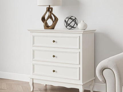3 Drawer Dresser - White