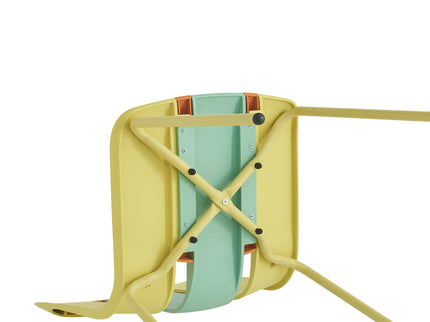 Modern Striped Blocking Single Chairs (Set of 4)