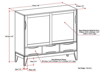 Harper - Handcrafted Medium Storage Cabinet