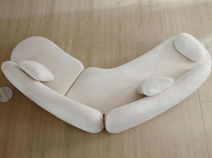 Modern Curved Modular 5 Seater Sofa