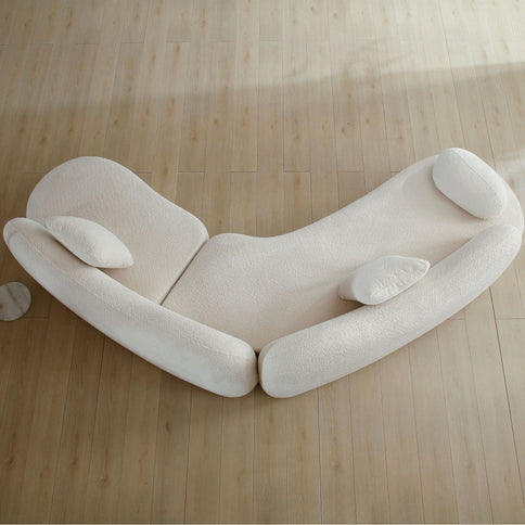 Modern Curved Modular 5 Seater Sofa