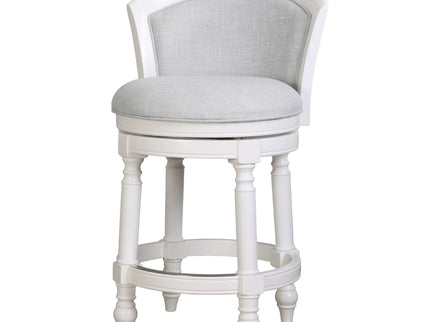Barrel Back Stool With Swivel