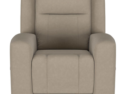 Slater - Upholstered Recliner Chair With Manual Recline - Taupe