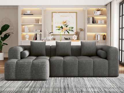 Sectional Free Combined Sofa With 2 Side Pockets