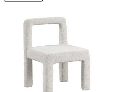 Dining Chairs With Square Open Back (Set of 2)