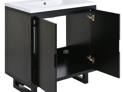 Bathroom Vanity Set With Sink, Combo Cabinet, Bathroom Storage Cabinet, Solid Wood Frame