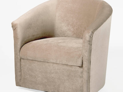 Eden - Swivel Chair With Upholstery And Hardwood Frame