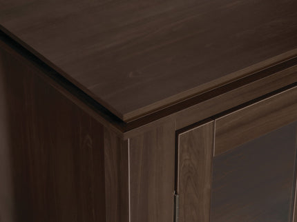Artisan - Tall TV Media Stand - Natural Aged Brown