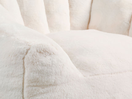 Beanbag Chair, Beanbag Sofa Chair With Armrests Stuffed High Density Foam