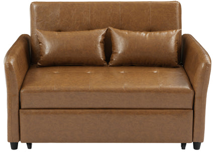 Convertible Sleeper Sofa Bed With 3 USB Ports