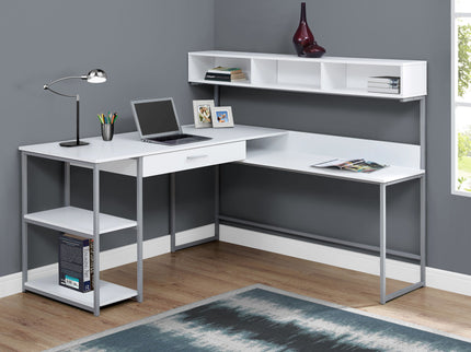 Computer Desk, Home Office, Corner, Storage Drawers, L Shape, Laptop, Contemporary & Modern