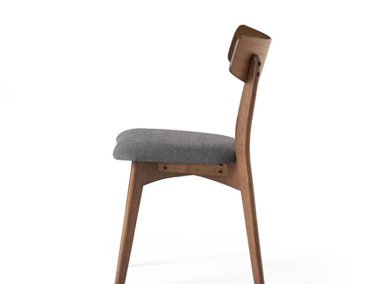 Mid Century Upholstered Dining Chairs (Set of 2)