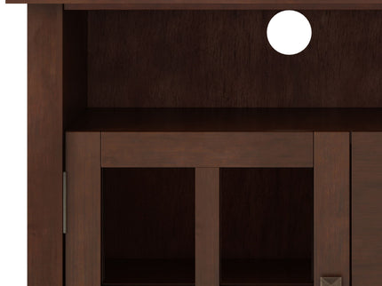 Artisan - TV Media Stand, Handcrafted - Russet Brown
