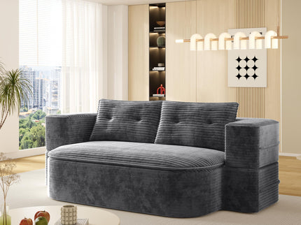Convertible Floor Sofa Bed With Multi Functional Blanket