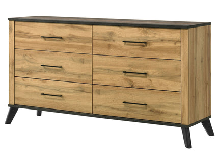 Fraser - 6 Drawer Dresser Cabinet - Natural