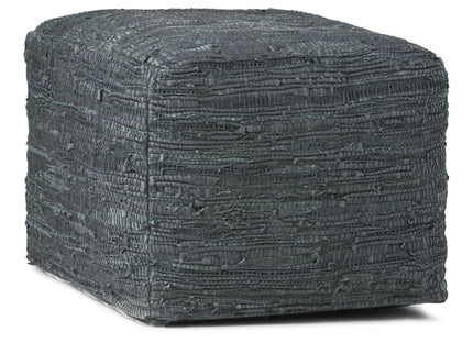 Fredrik - Handcrafted Square Pouf