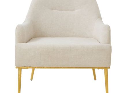 Modern Elegance Accent Chair With Curved Backrest