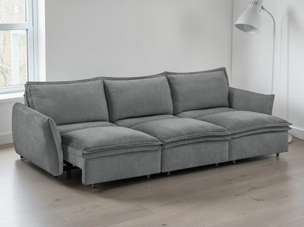 Eaden - Power Sofa With Sleeper - Gray