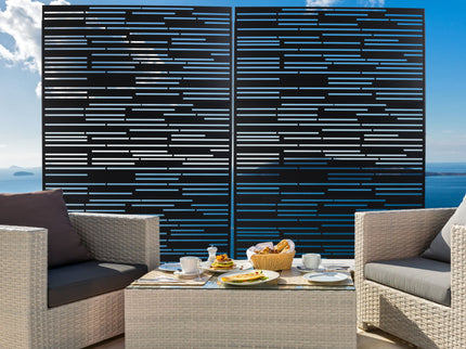 Outdoor & Indoor Freestanding Metal Privacy Screen