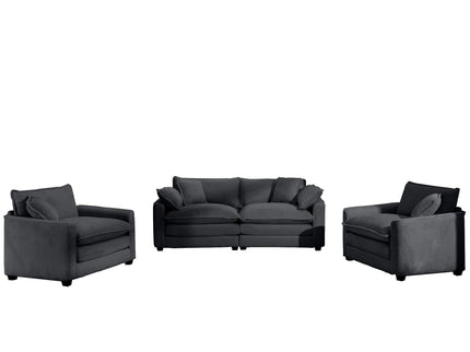 Elegant Oversized Sectional Sofa Set With Deep Seats And Flexible Layout