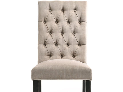 Morland - Vintage Side Chair (Set of 2) - Black / Tan