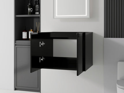 Floating Bathroom Vanity Cabinet With Soft Close Double Doors, Spacious Interior Storage, Wall Mounted, Cabinet Only