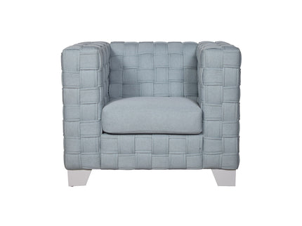 Saree - Chenille Chair - Light Blue