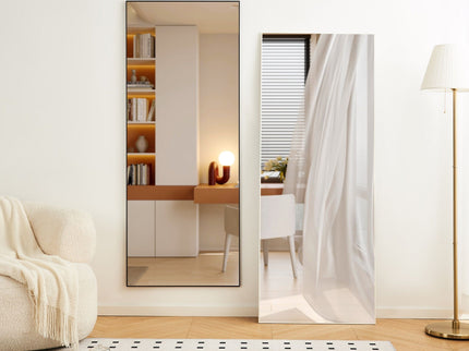 Modern Full Length Mirror With High Definition Shatter Proof Glass And Aluminum Alloy Frame