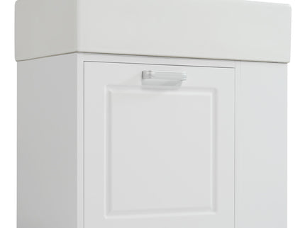 Modern Wall Mounted Bathroom Vanity With Sink, Soft Close Drawer, Adjustable Shelf, Toilet Paper Holder