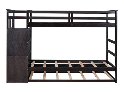 Bunk Bed With Trundle And Staircase