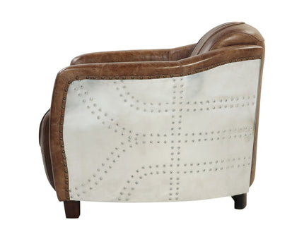 Brancaster - Top Grain Leather Living Room Set - Brown
