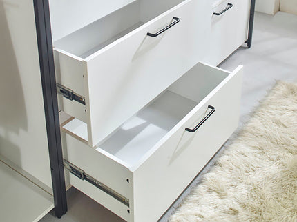Fiona - Freestanding 4 Tower Walk-In Closet System - White