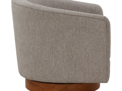 Miramar - Swivel Barrel Chair With Wooden Base