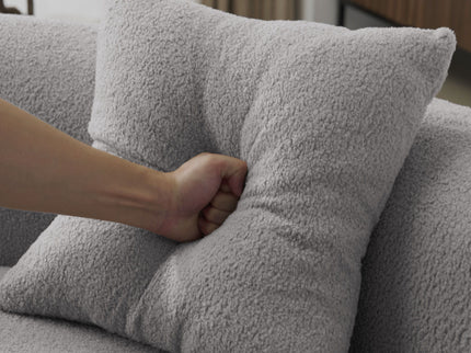 Modern Curved Loveseat