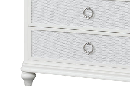 Abigale - 5 Drawer Chest With LED Lighting - White