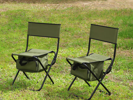 Folding Outdoor Chairs With Storage Bag, Portable Chair For Indoor, Outdoor Camping, Picnics And Fishing