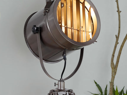Ahoy - Industrial Floor Lamp - Natural / Antique