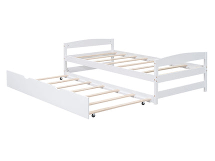 Platform Bed With Trundle